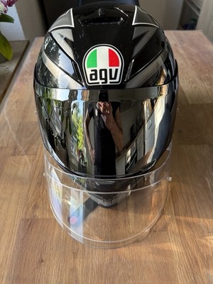 AGV Motorrad Helm K5 S HURRICANE 2.0 BLACK/SILVER Gr. S