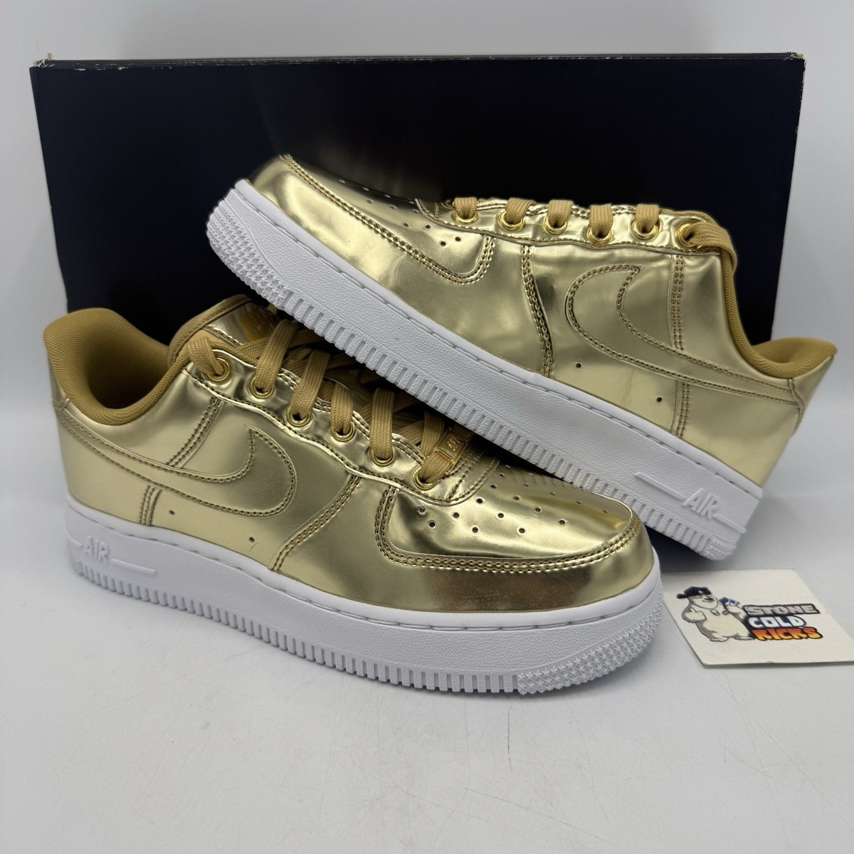 Nike Air Force 1 ゴールド Buy Nike Air Force 1 Low '07 LV8 'Gold' - 718152 700 | GOAT