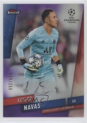 2019 Topps Finest UEFA Champions League Purple Refractor /250 Keylor Navas 0e22