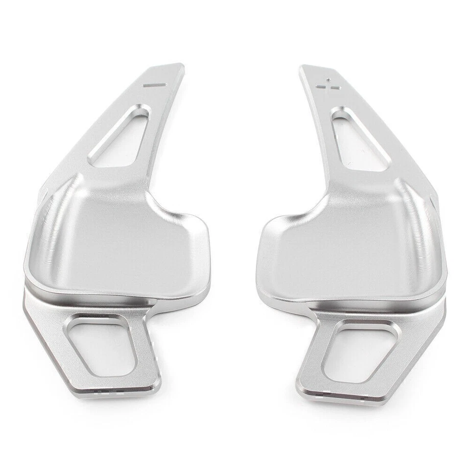 Silver Steering Wheel Shift Paddle Blade Shifte For BMW 3 5 Series F10 / F30 - Image 3 of 4