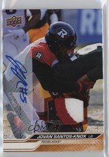 2024 Upper Deck CFL Game Patch Auto 97/99 Jovan Santos-Knox #34 Patch Auto l5j