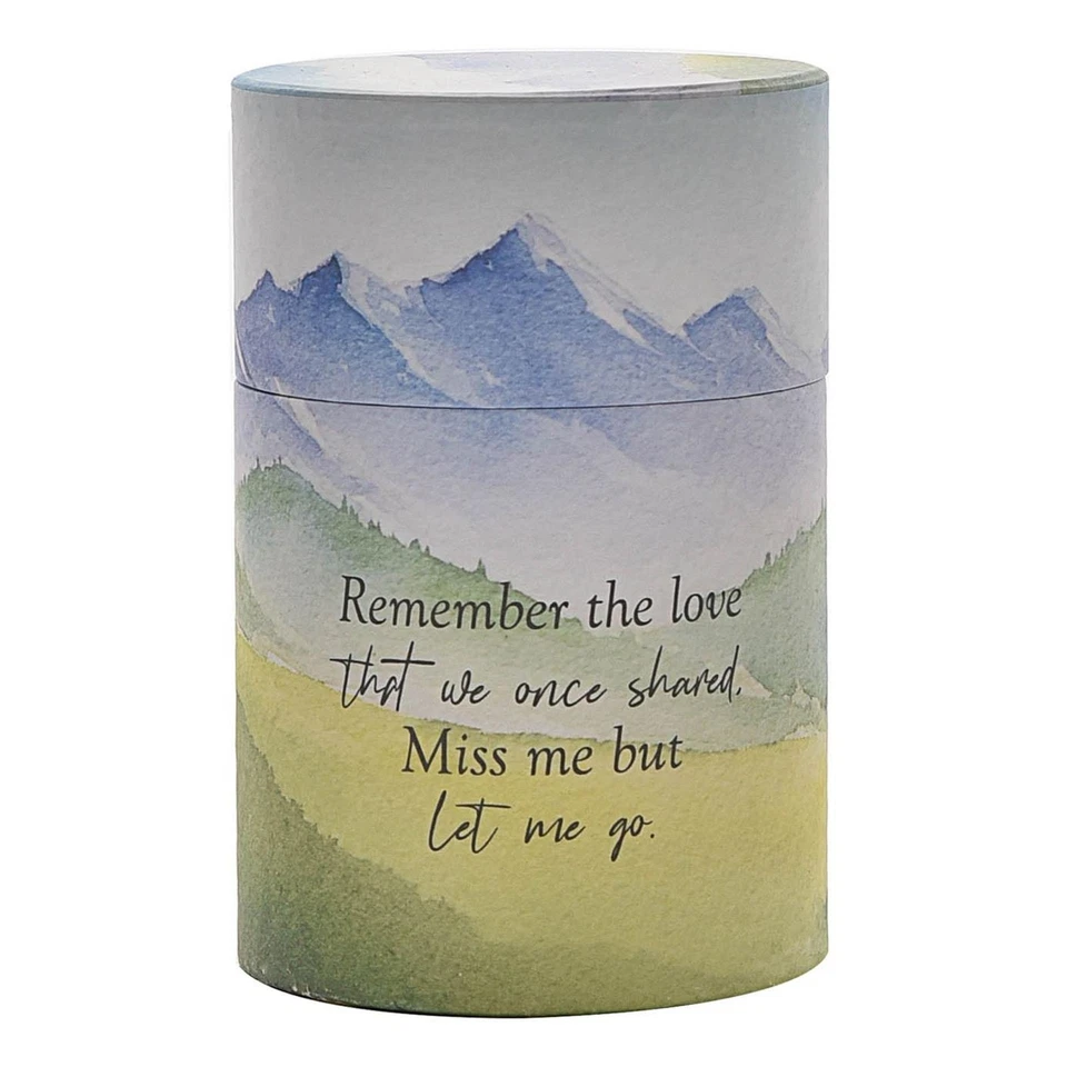 THOUGHTS OF YOU Scattering Ashes Urn, Scatter Tube, Cremation Urn - 12cm Miss me But....