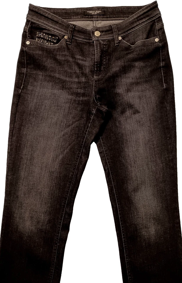 Jeans Stretch CAMBIO Piper Short Anthrazit Gr. 38 - s. Maße unten - Bild 3 von 4