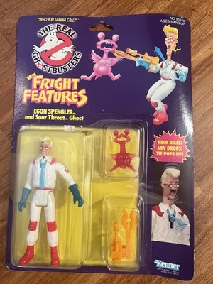 The Real Ghostbusters Fright Features EGON SPENGLER & Soar Throat Ghost 1986 Neu