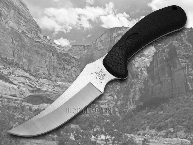 Cuchillo de hoja fija Case xx Ridgeback Full Tang ligero negro 00362 Foto 2 de 4