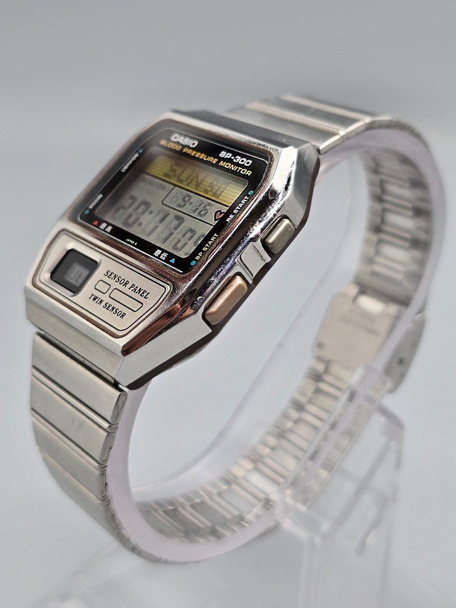 CASIO BP-300 血圧・脈拍計測デジタル腕時計　レア品 2025年最新】BP-300 CASIOの人気アイテム - メルカリ