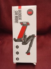 Backseat Car Mount 360  Swivel Collapsible Universal Headrest Holder Black Red