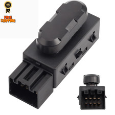 6 Way Power Seat Adjust Switch for Compatible 5F9Z14A709AA With Knob, Black