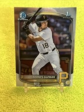 Adonys Guzman 2025 Bowman Draft #BDC-126 1st CHROME - Pittsburgh Pirates