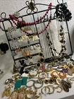 Estate Vintage/Now  Lot Mixed Costume Jewelry Necklace Rings, Bracelets