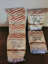 Lot Of 6 Patriot Pantry  survival food potato soup pudding camp food