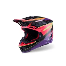 Supertech S-M10 Era Helmet -Pink/Violet/Yellow Fluo -Gloss -Large 8301223-3145-L
