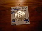 1953D silver Franklin Half Dollar BU+ BLAZER!!! PQ!!! FBL!!! NICE!!!!!!!