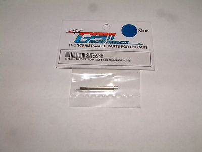 MINI-T GPM FRONT SILVER ALUMINUM SHOCK SHAFT SMT355/SH
