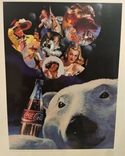 Coca Cola 1994 Intro Print of the Polar Bear as the New Icon to Promote CC- LMT - Picture 3 of 7
