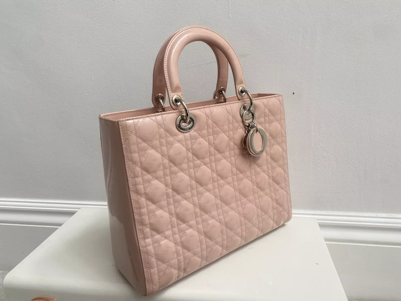 Grand sac à main Christian Dior Lady Dior 4