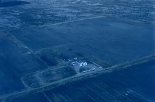 35mm Slide 1970 Aerial Views of Ranch House at Antelope Valley California Rare