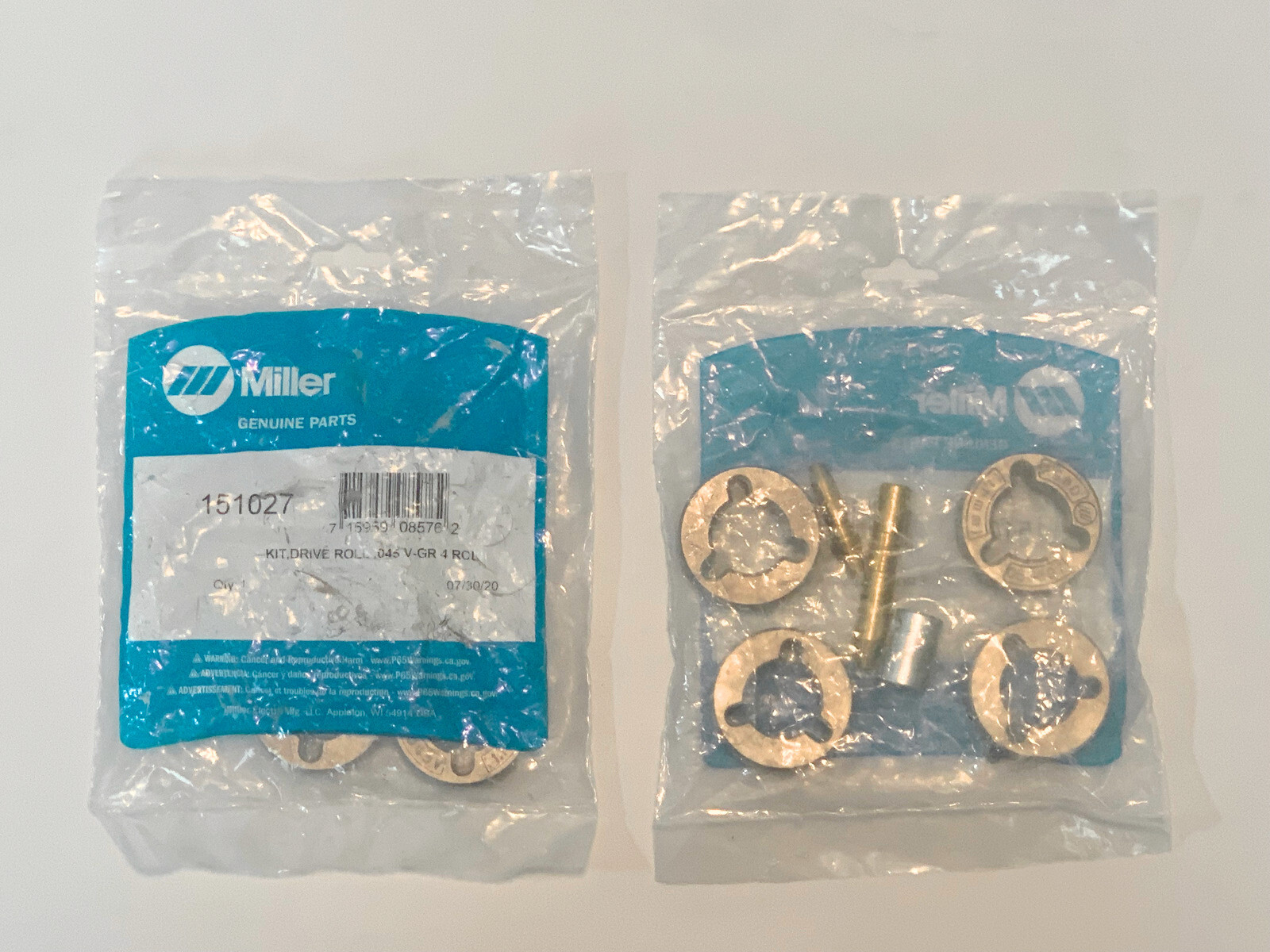 2 Pack Miller 151027 Drive Roll Kit .045 VGr 4 Roll 715959085762 eBay