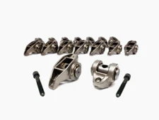 Chevrolet Gen III IV LS Rocker Arms Set w/ AMS Racing Bronze Trunion Kit & Bolts