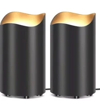 2 Pack Up Lights Indoor Floor Can Light Uplighting Spotlight with 6000K GU10Bulb