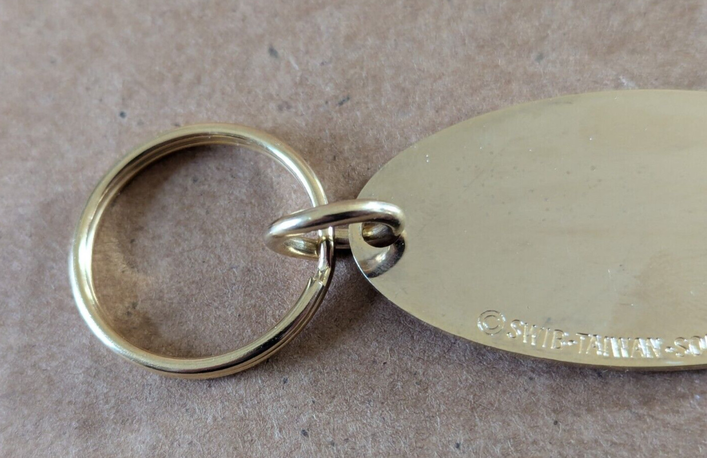 Arlene Keychain Ring Solid Brass - image 5