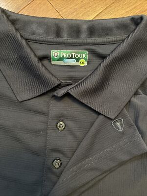 Pro Tour Cool Play Dark Gray Polyester XXL Polo