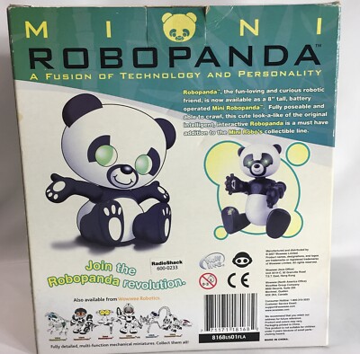 WowWee Robotics MINI ROBOPANDA Robot Figure #8168 Panda Electronic