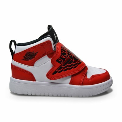 Kids Nike Sky Jordan 1 (PS) - BQ7197 106 - White Black University Red | eBay