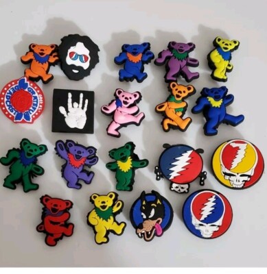 crocs grateful dead charms