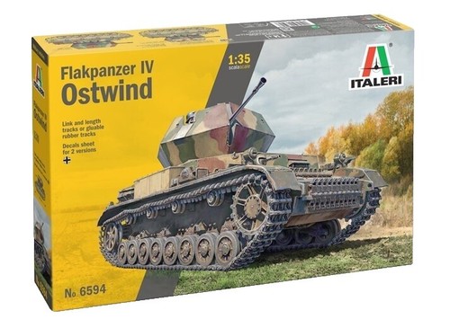 Italeri 1/35 Model Military Tank Kit LVT-4 Water Buffalo Vehicle