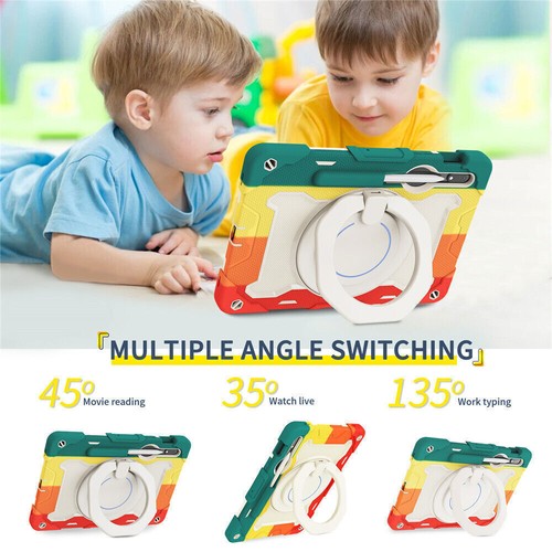 For Samsung Galaxy Tab S9 Plus Ultra Tablet Kids Shockproof Handle Silicon Cover - Picture 14 of 74