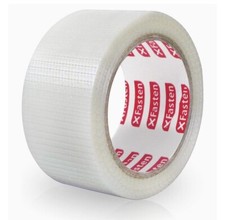 XFasten Filament Duct Tape, Transparent, 2 Inches x 30 Yards, Extreme Fibergl...
