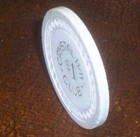Old $1 CRYSTAL BAY CLUB Casino Poker Chip Vintage Antique Lake Tahoe NV 1960 — photo 4