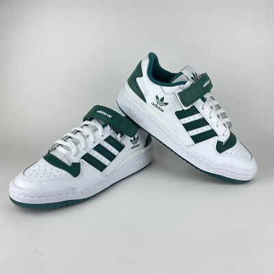 Adidas Forum Low Shoes White Collegiate Green GY5835 Men's Sz