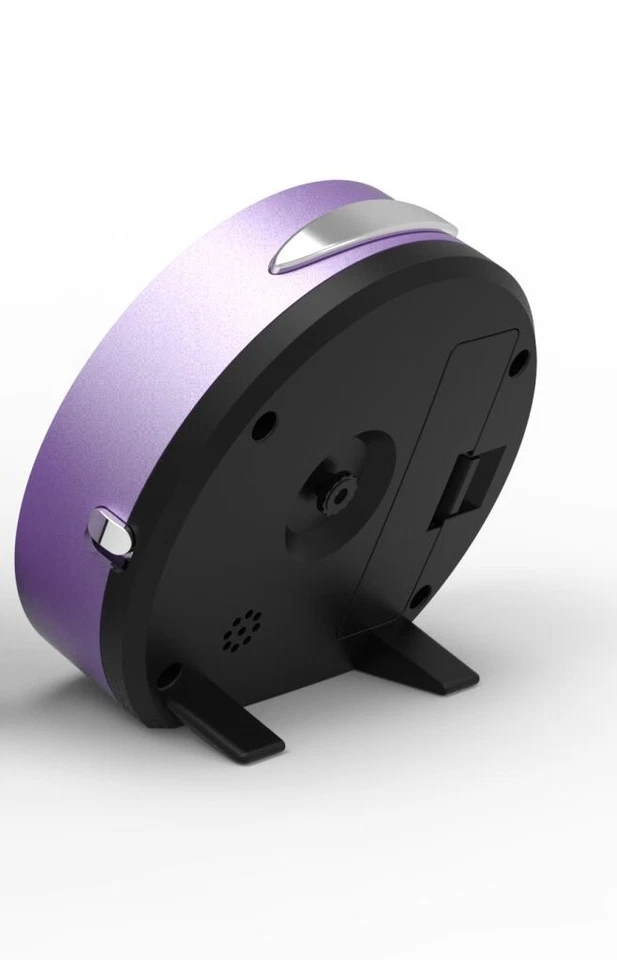 Eichmüller Despertador Mecanismo de Cuarzo Repetición de Alarma Púrpura Plástico - Imagen 2 de 2