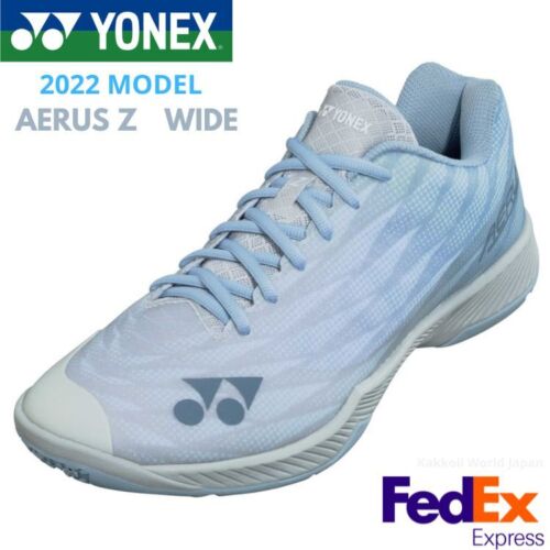 YONEX Badminton shoes Power Cushion AERUS Z WIDE Light Blue SHBAZ2W 033 4E - 第 1/10 張圖片
