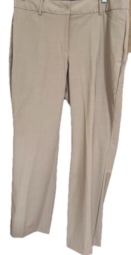 Talbots Beige Curvy Fit Straight Leg Pants 14