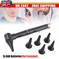 Ear Nose Care Inspection Scope Lighted Pen Otoscope Nose Throat Style Black UK