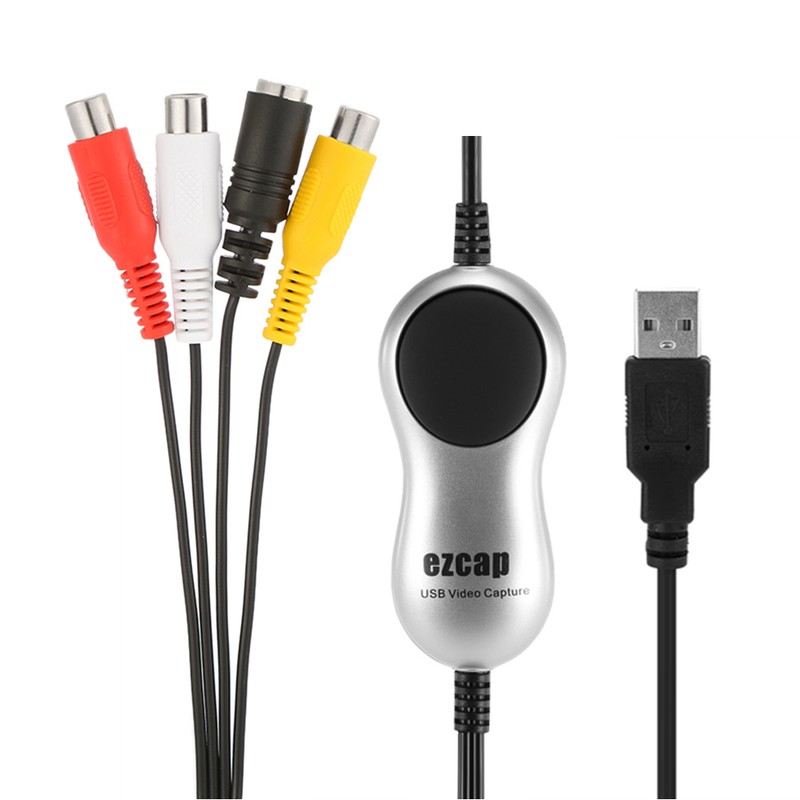 EZCAP 170 USB 2.0 Video Audio Capture Card Recorder Grabber for Windows 7 8 10