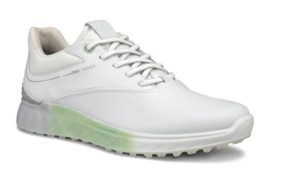 Ecco Golfschuh Damen Golf S-Three Weiß/Grün, Gr. 36 102963 60910