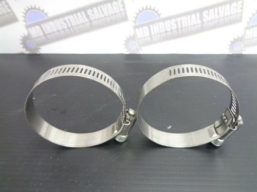 2 uds. Vintage HY-GEAR 5232 Tubo de manguera inoxidable ABRAZADERAS 1-1/2 "a 2" (NUEVO #32) - Imagen 5 de 10