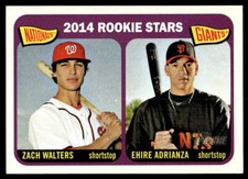 2014 Topps Heritage #24 Zach Walters / Ehire Adrianza St. Louis Cardinals RC