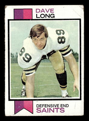 Dave Long 1973 Topps #356 New Orleans Saints GD