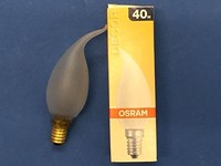 Osram GlüHlampe Kerze Lampe Birne Satiniert 40W E14 Kerzenlampe Windstoß Decor