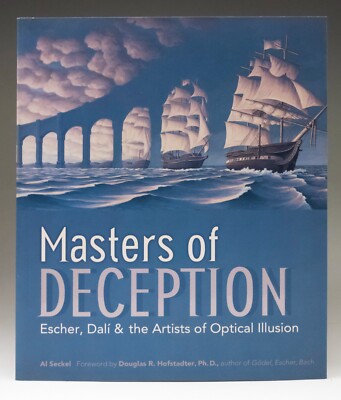 Masters Of Deception Al Seckel Optical Illusions Escher Dali Paperback Book