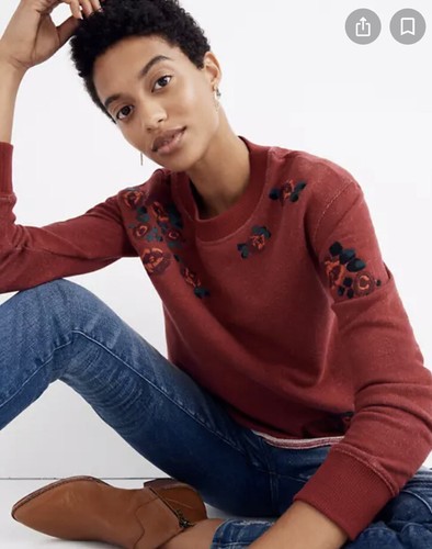 Madewell Miles Embroidered Cutoff 