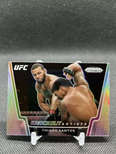 2021 UFC PANINI PRIZM THIAGO SANTOS KNOCKOUT ARTISTS SILVER #22