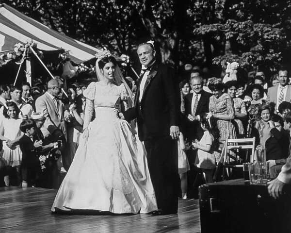 8x10 Color photo of Marlon Brando Talia Shire in 