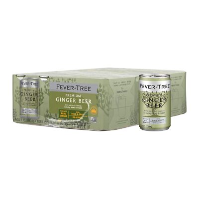 Fever Tree Ginger Beer - Premium Quality Mixer - Refreshing Beverage For Cocktai