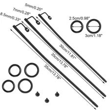 Silicone Hollow Urethral Penis Plug Through-hole Urethra Stretcher Sound Dilator